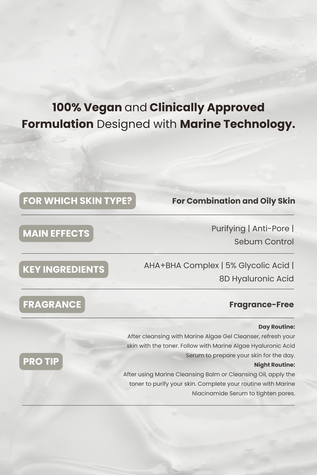 Marine Algae Boosting Toner