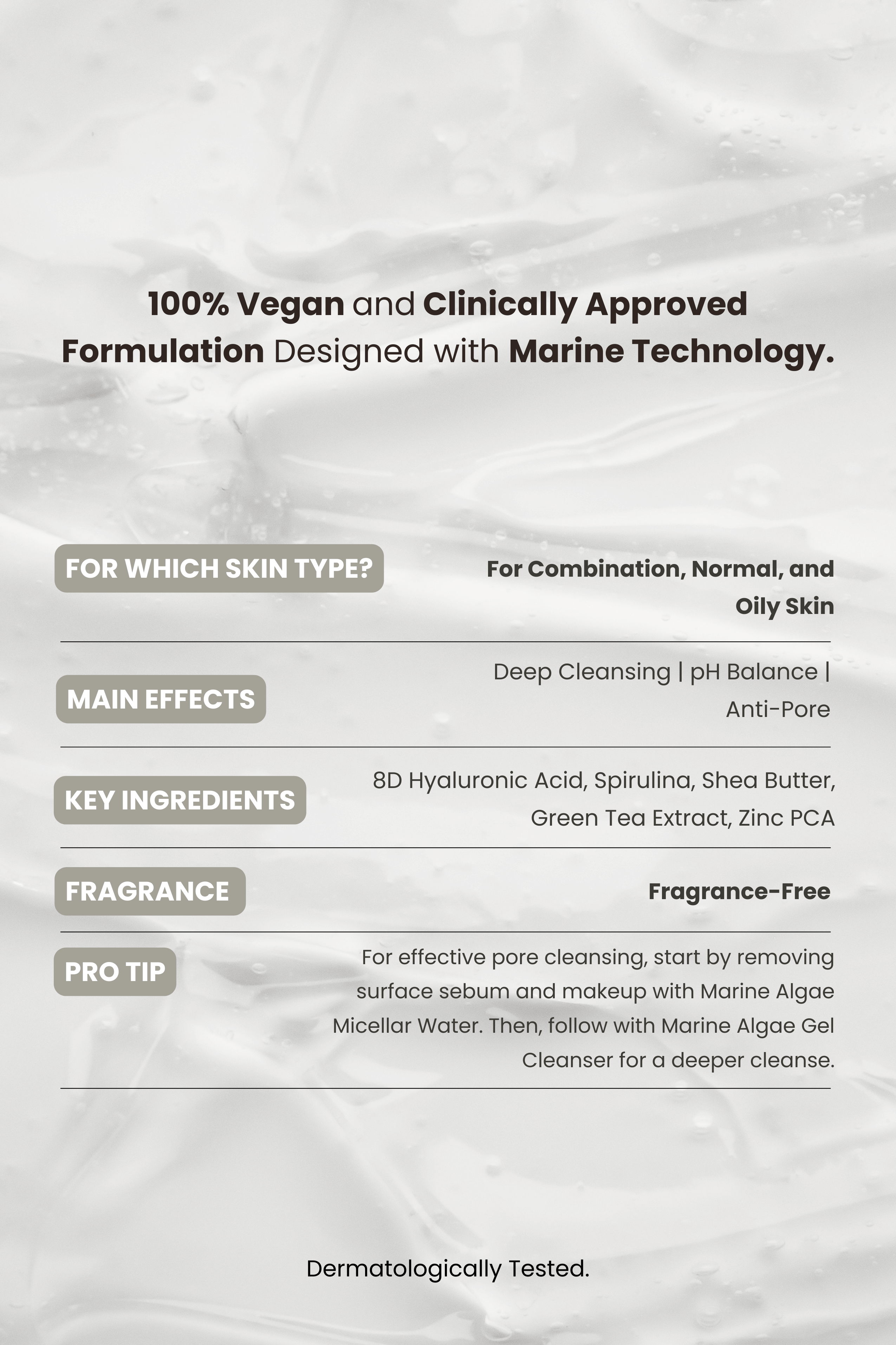 Marine Algae Gel Cleanser